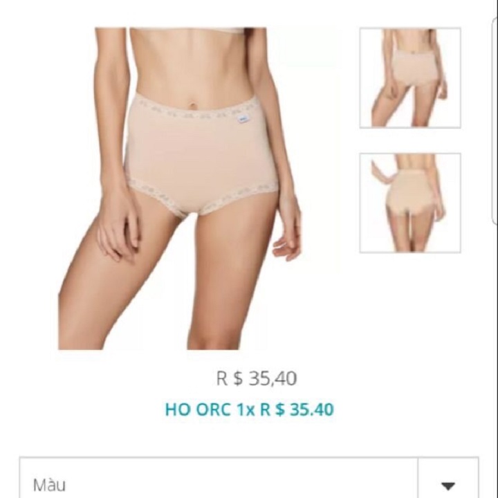 Quần lót cotton cạp cao trium* 30 - Hình ảnh 3